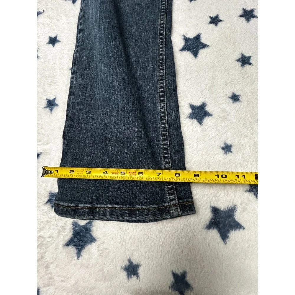 Lee Vintage Slim Jeans Mens 36x30 Blue Bootcut Stretch Denim Dark Wash